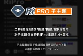 RiPro6.2 RiPRO子主题 RiPro主题美化（适配正版6.2版本）
