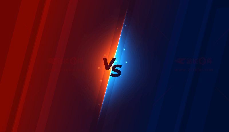 红蓝双方对抗vs屏幕背景矢量素材 Eps 背景素材 站长图库