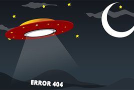jQuery特效-UFO适合404页面模板