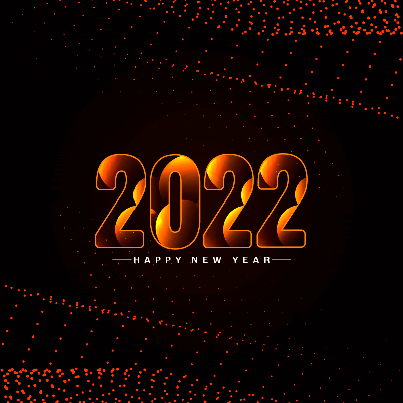 优雅时尚的2022新年快乐背景矢量素材